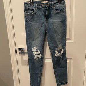 levi’s high rise skinny jeans
